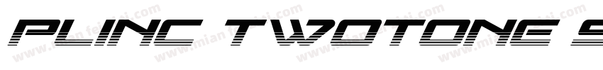 Plinc TwoTone Solid字体转换